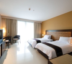 Двухместный номер Superior с видом на сад 2 отдельные кровати в Tara Mantra Cha Am Resort