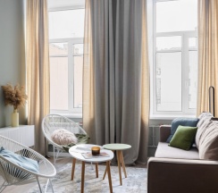 Двухкомнатные апартаменты ЛЮКС в Tuchkov hotel