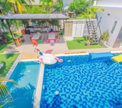 Двухместная вилла с 3 комнатами 2 отдельные кровати в Happy-Home Pool Villa