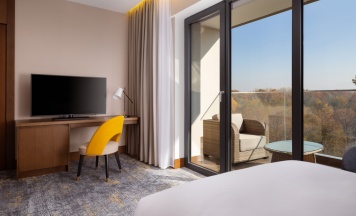 Двухместный номер Deluxe с балконом 2 отдельные кровати в Swissotel Wellness Resort Alatau Almaty