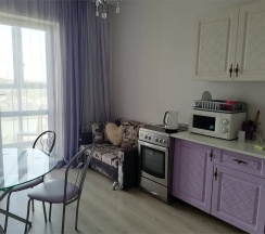 Стандарт АПАРТ 40кв: Кровать 1,6 *Диван 1,5 *Кухня *Панорамный вид *WiFi в Тихая Гавань Центр