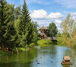 Боярский дом (цена за 8 гостей, включена русская баня 2 часа) в Горячие ключи