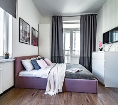 2-местные апартаменты студия в ApartMe на проезде 1-й Предпортовый