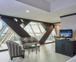 Двухместный люкс Sky Zone Superior 2 отдельные кровати в Baiyoke Sky Hotel