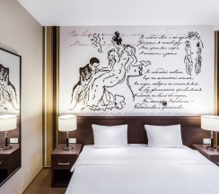 Двухместный стандартный номер с одной двуспальной кроватью в Онегин