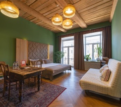 Апартаменты Люкс  с видовым балконом в Moroshka Home