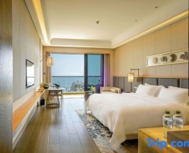 Двухместный номер Standard с видом на море двуспальная кровать в Harman Resort Hotel Sanya