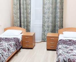 Кровать в 2-местном общем номере в Smart Hotel KDO Тамбов