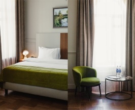 Стандарт с одной большой двуспальной кроватью в Амурский