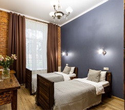 Стандартный номер с 2 кроватями в Номера в Петергофе