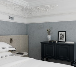 Двухуровневая студия с видом во двор в Огюстин Шатильон