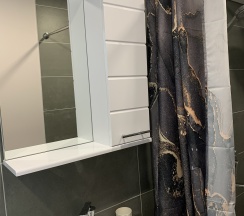 Синий  в Кровать