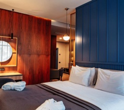 Двухместный люкс двуспальная кровать в Дом у озера