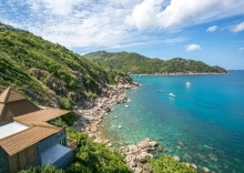 Трёхместный номер Deluxe c 1 комнатой с видом на сад односпальная кровать в Sai Daeng Resort Koh Tao