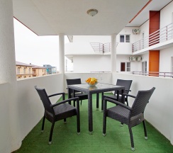 Стандартный семейный двухкомнатный номер с террасой в Белое солнце