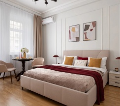 Апартаменты с 2 комнатами с балконом и с видом на город в GM Apartments