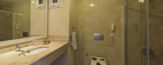 Двухместный люкс Deluxe с видом на море двуспальная кровать в Riva Bodrum Resort - All Inclusive - Adult Only