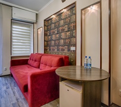 Двухместные апартаменты 12 с видом на парк двуспальная кровать в Exclusive Hotel&Apartments