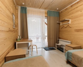 Стандартный номер с двумя раздельными кроватями в Таналтай