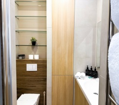 студия стандарт с видом на город для 1-2 гостей (центр, ул. Сакко, 24, "Vivaldi"), 406 в Viva aparts