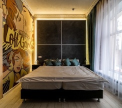 Номер Делюкс с кроватью размера "king-size" в Loft Garden