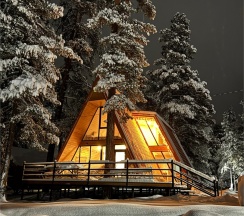 (А4) 2-х этажный А-фрейм в Таулу Архыз