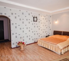 Номер полулюкс с 1 двуспальной кроватью в Пятерочка-люкс