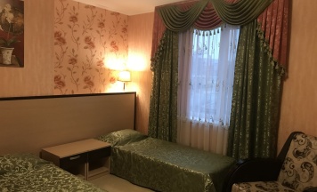 Стандартный номер с двумя односпальными кроватями в Стрекоза