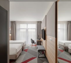 Стандартный номер с двумя раздельными кроватями в Рябина от Васта