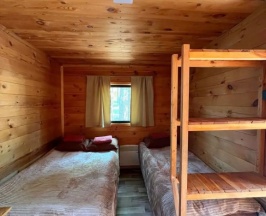 Трёхместное бунгало с красивым видом из окна в Рафт-премьер