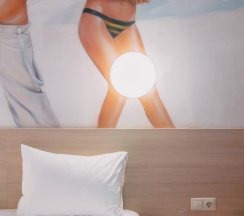 Номер полулюкс с 1 двуспальной кроватью в Boogel Woogel bar&hotel