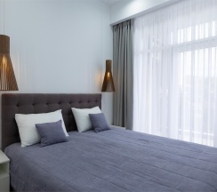Двухкомнатные апартаменты с балконом в Sphera apartments by Stellar