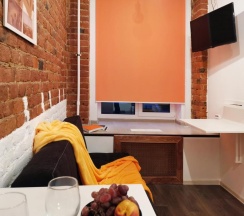 Апартаменты студия стандарт с 1 двуспальной кроватью и диваном в Restop loft apart
