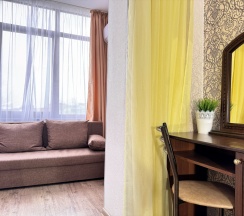 5ти местный комфорт с видом на столовую и территорию отеля в Эргес