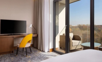 Двухместный номер Deluxe с панорамным видом на горы 2 отдельные кровати в Swissotel Wellness Resort Alatau Almaty