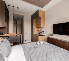 Craft - 2х местные апартаменты-студия у Ботанического сада (5 этаж) в Smart Lofts Moscow