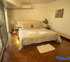 Двухместный номер Deluxe с видом на сад (двуспальная кровать) в Home16 Hostel 16