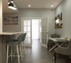 Апартаменты с балконом и видом на море в Sphera apartments by Stellar