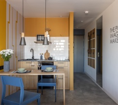Студия с 2  раздельными кроватями в Apartments&Hotel Trend