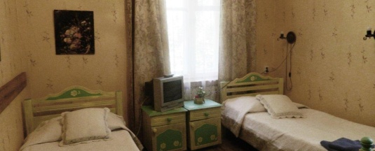 Номер эконом стандарт с 2 односпальными кроватями в Флигель