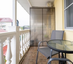 Комната стандарт с 1 двуспальной кроватью с балконом в Белая Лилия