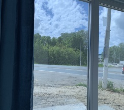 Синий  в Кровать