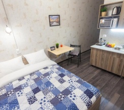 Apart-Rooms Blokhina | Стандарт с 1 двуспальной кроватью в Apart rooms on Blokhina