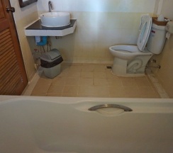 Двухместная вилла c 1 комнатой с видом на сад двуспальная кровать в Starwell Garden Home Resort