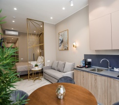 Студия Полулюкс с видом на Навагинскую в Mirror Residence