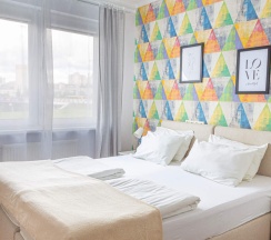 Номер Standard с видом на город двуспальная кровать в Гостевой дом Easy Coliving Nordy Homes