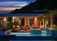 Двухместный Pool Pavilion с частичным видом на океан 2 отдельные кровати в Rosewood Phuket