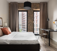 Deluxe апартамент для 4-х гостей с видом на город в SV Loft Apart