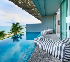 Двухместный люкс Pool PHANG NGA двуспальная кровать в COMO Point Yamu, Phuket