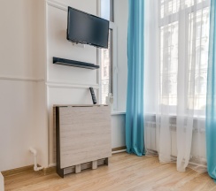 1-комнатные апартаменты улучшенные с 1 двуспальной кроватью в Globus Apart